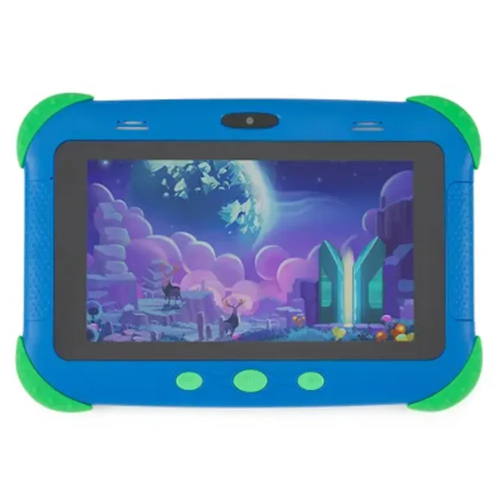 Купить Детский планшет DIGMA CITI Kids, 2GB, 32GB, 3G, Android 9.0 синий  [cs7216mg] по низкой цене в Москве с доставкой. Характеристики, отзывы,  гарантия | интернет-магазин Alikson