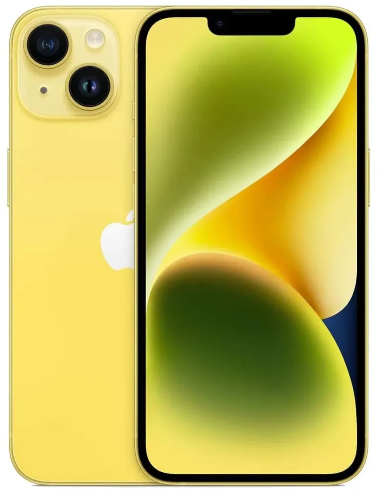 Купить Смартфон Apple iPhone 14 128Gb Yellow (SIM+eSIM) по низкой цене в  Москве с доставкой. Характеристики, отзывы, гарантия | интернет-магазин  Alikson