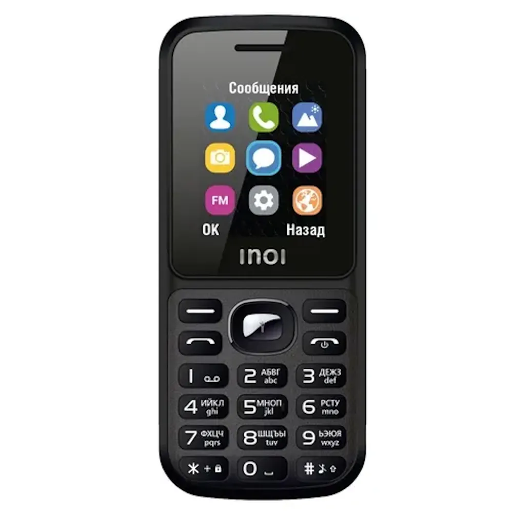Мобильный телефон Inoi 105 Black купить в Москве — низкая цена в  интернет-магазине alikson: фото, характеристики, отзывы