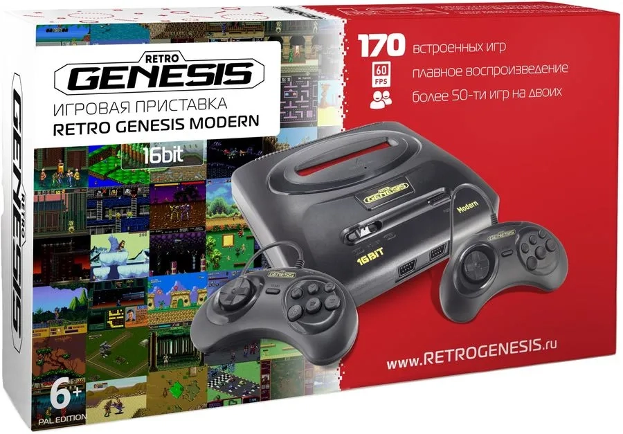 Приставка игровая sega genesis modern