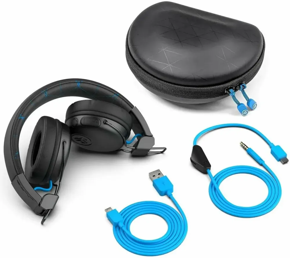 JLAB Play Gaming Wireless Headset On Ear bluetooth ieughbplayrblkblu4 Alikson