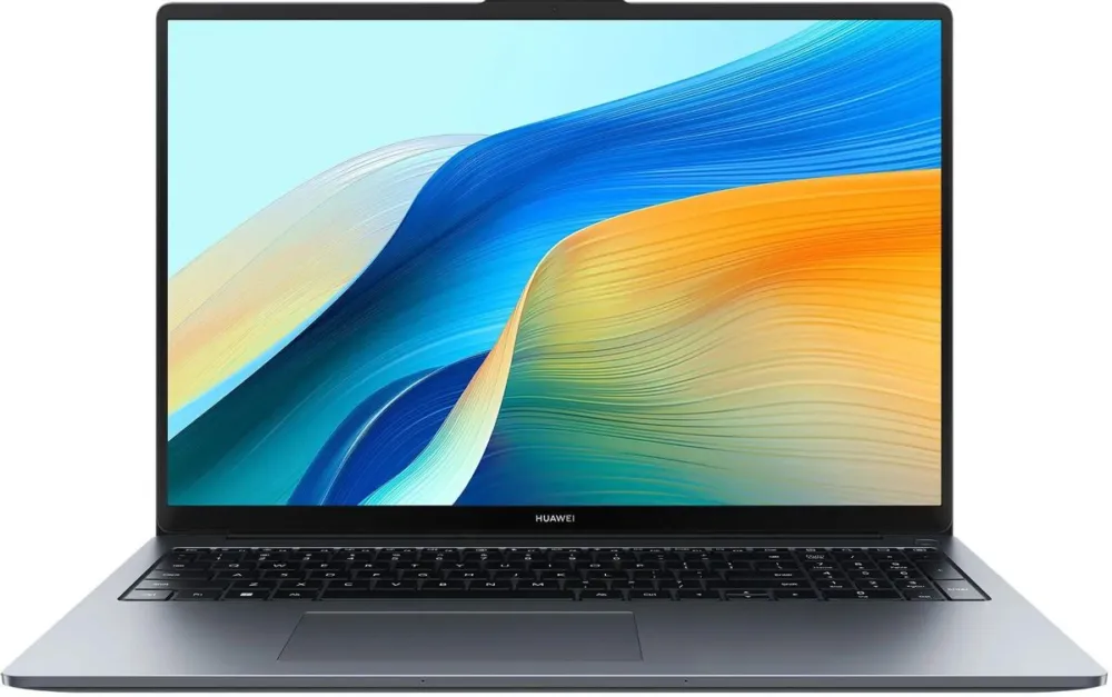 Ноутбук16"IPSFHDHUAWEIMateBookD16gray(Corei512450H/16Gb/512GbSSD/VGAint/noOS)(53013YDK)