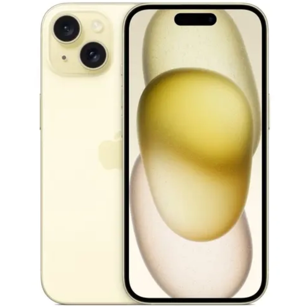 Купить Смартфон Apple iPhone 15 128Gb Yellow (2 SIM) по низкой цене в  Москве с доставкой. Характеристики, отзывы, гарантия | интернет-магазин  Alikson