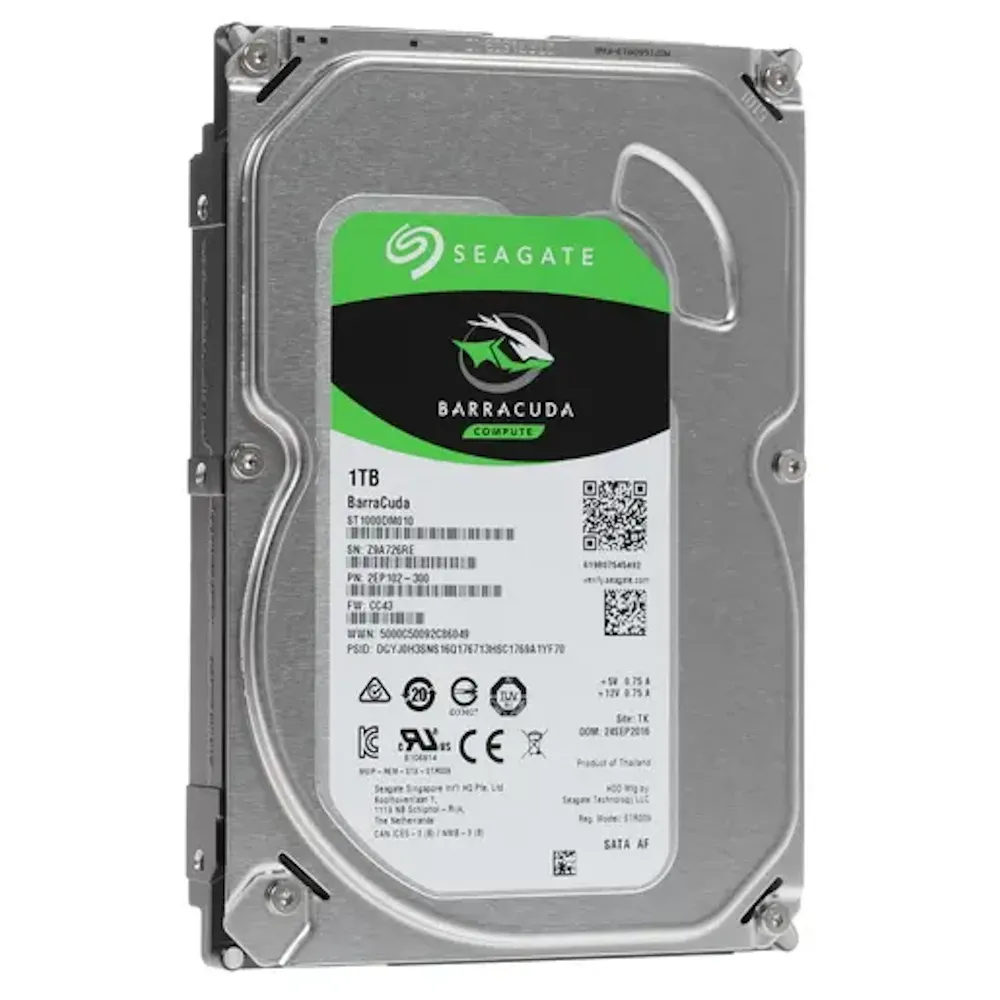 Купить Жесткий диск Seagate Barracuda ST1000DM014, 1ТБ, HDD, SATA III, 3.5