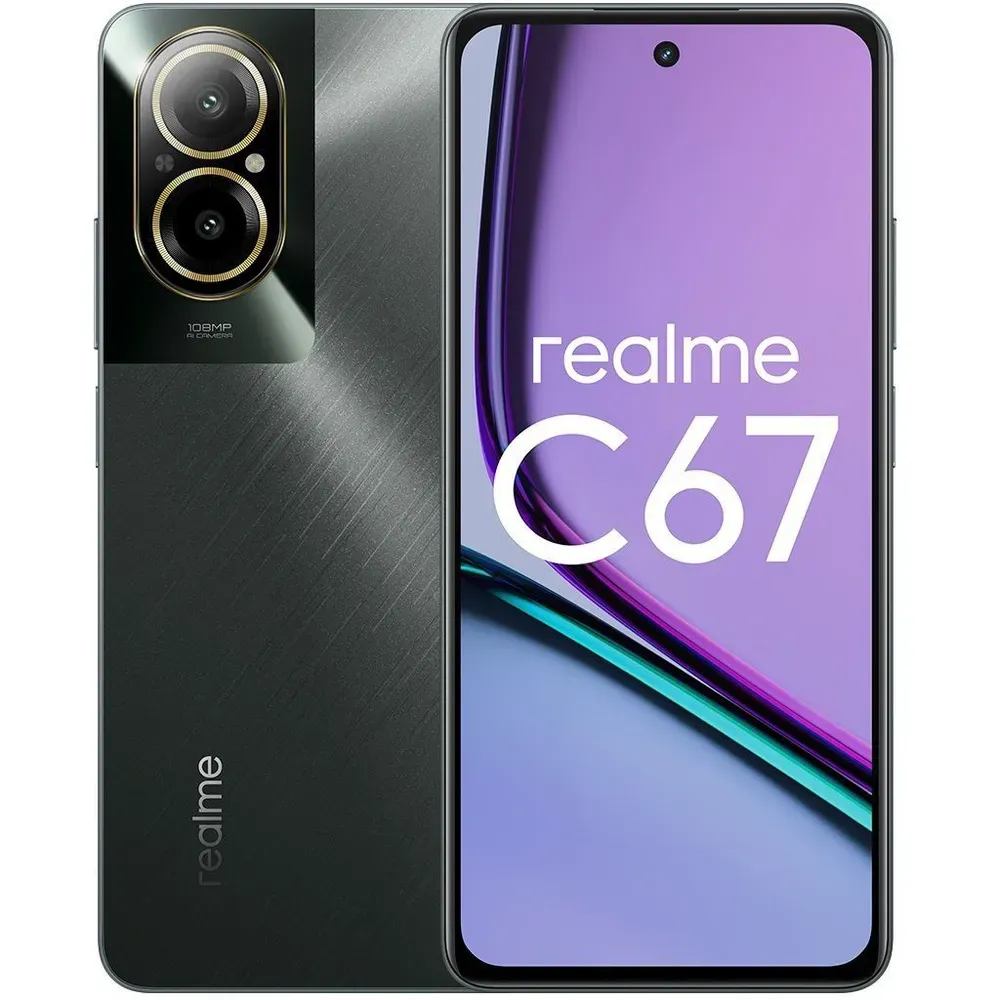 Купить Смартфон Realme C67 8/256Gb Black по низкой цене в Москве с  доставкой. Характеристики, отзывы, гарантия | интернет-магазин Alikson