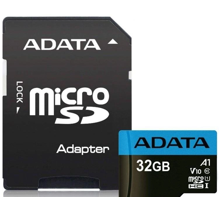 ФлешкартаmicroSD32GBADATAmicroSDHCClass10UHS-IA1100/20MB/s(SDадаптер)